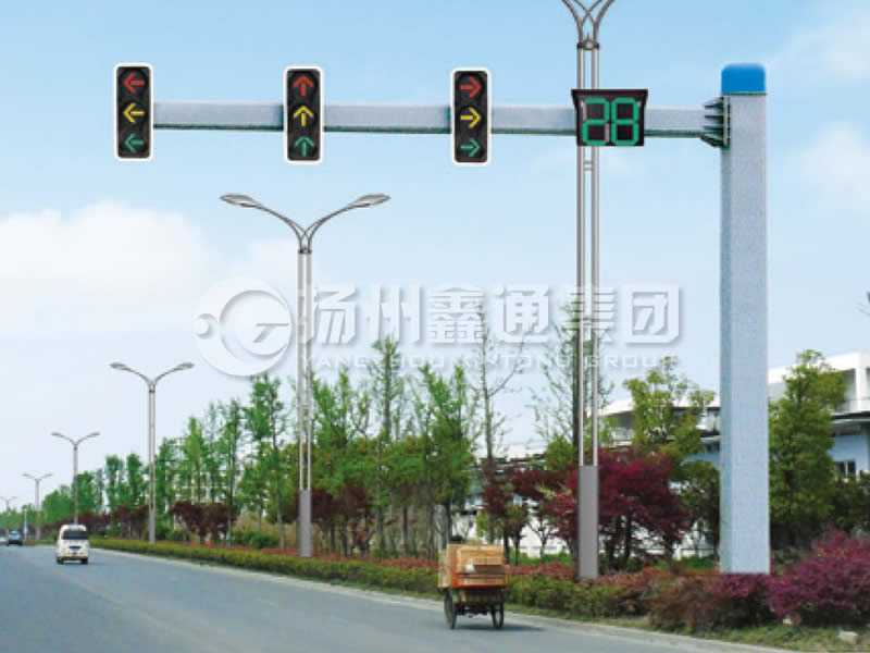 XHDG-013，扁八角信號(hào)燈桿