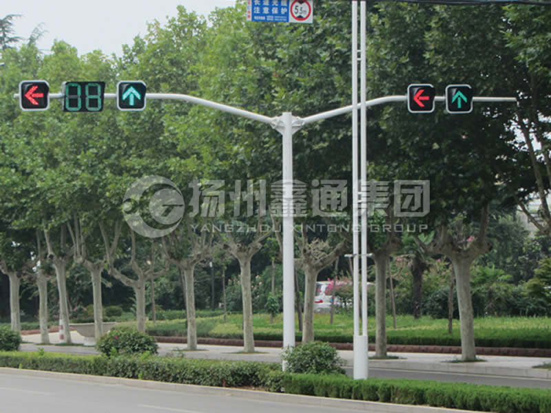 XHDG-041，Y型雙挑信號(hào)燈桿