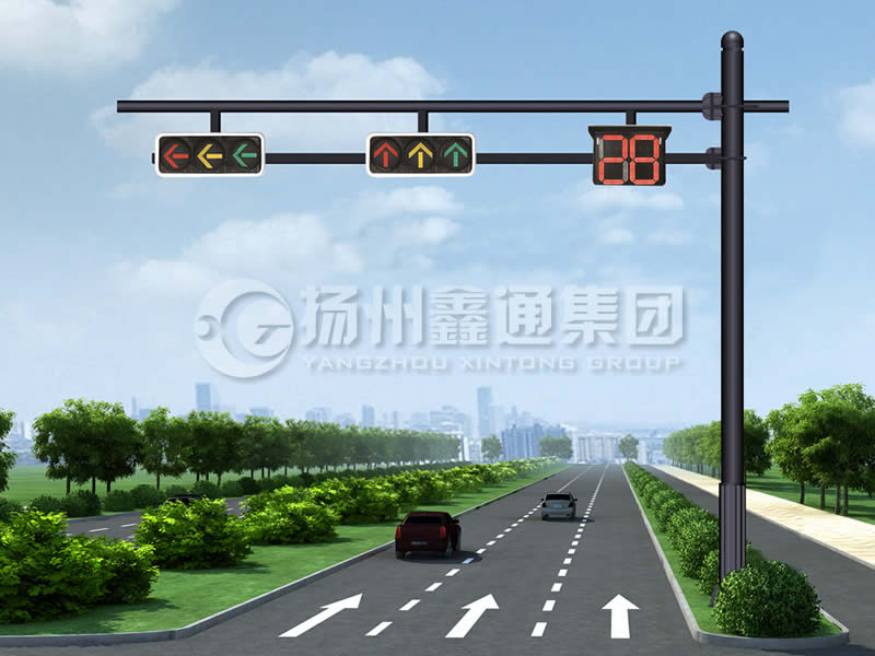 XHDG-061，F(xiàn)型信號(hào)燈桿，晉中信號(hào)燈桿